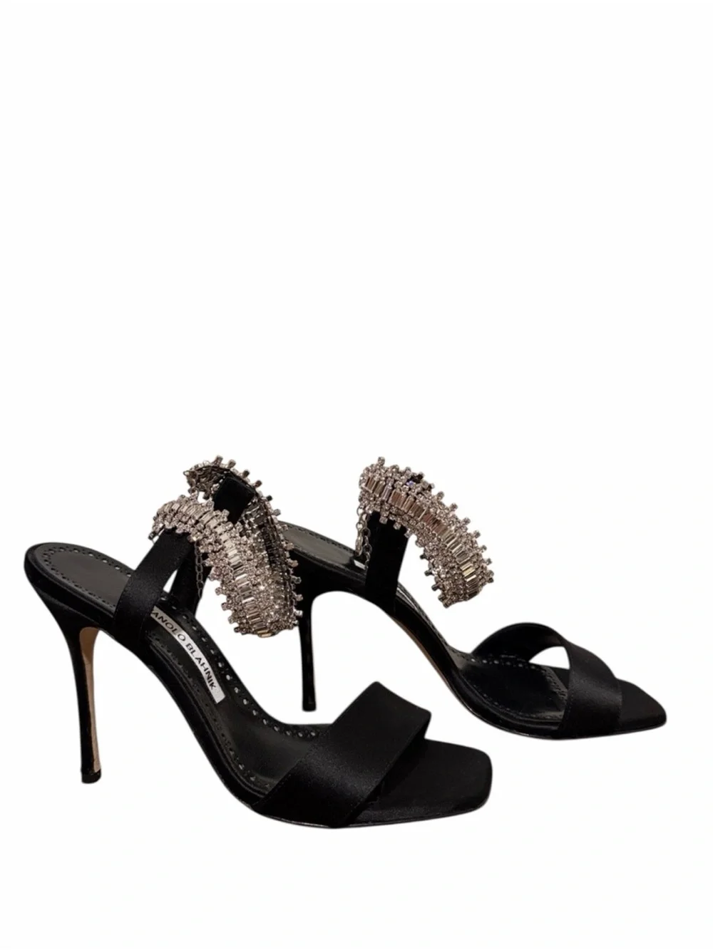 Manolo Blahnik Parinasan Embellished Sandals